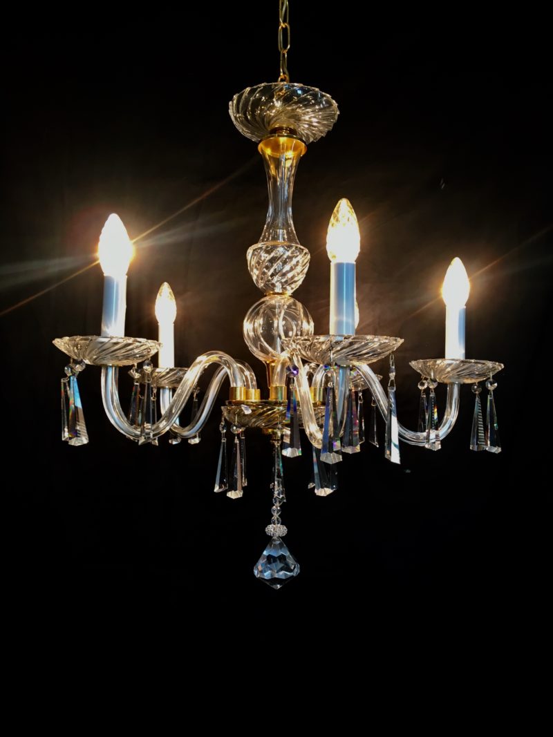 Lampadario italamp con bollino ditta Murano originale 1980 - immagine 7