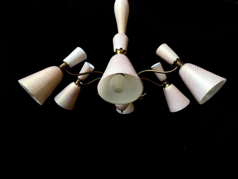 Lampadario Barovier rarissimo anni 1950 - immagine 2