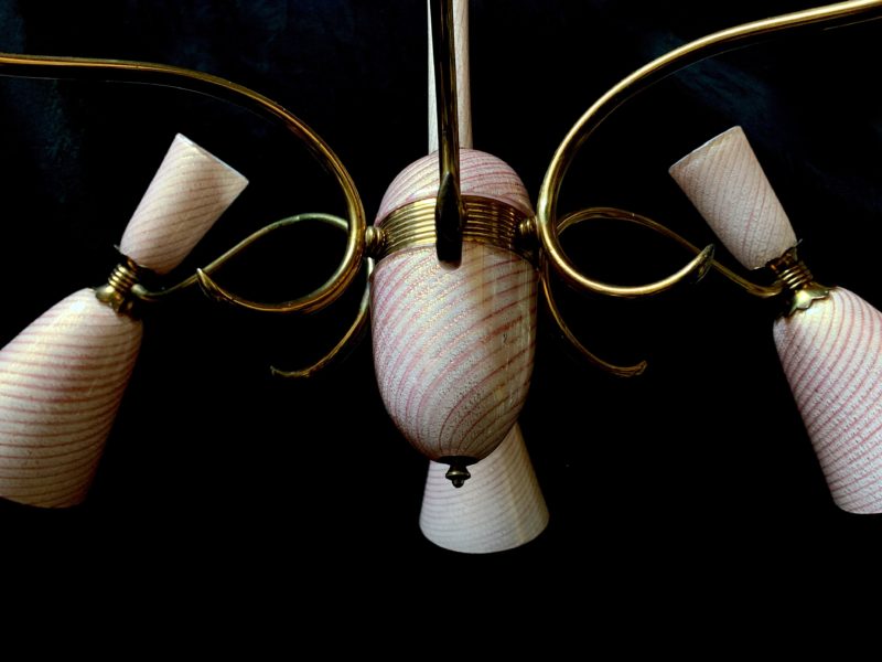 Lampadario Barovier rarissimo anni 1950 - immagine 4