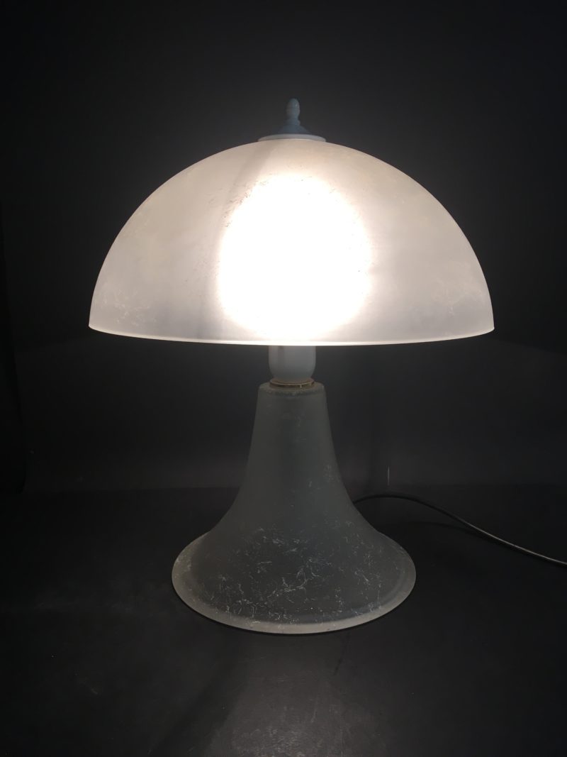 Lampade da tavolo anni 1980 in vetro Murano