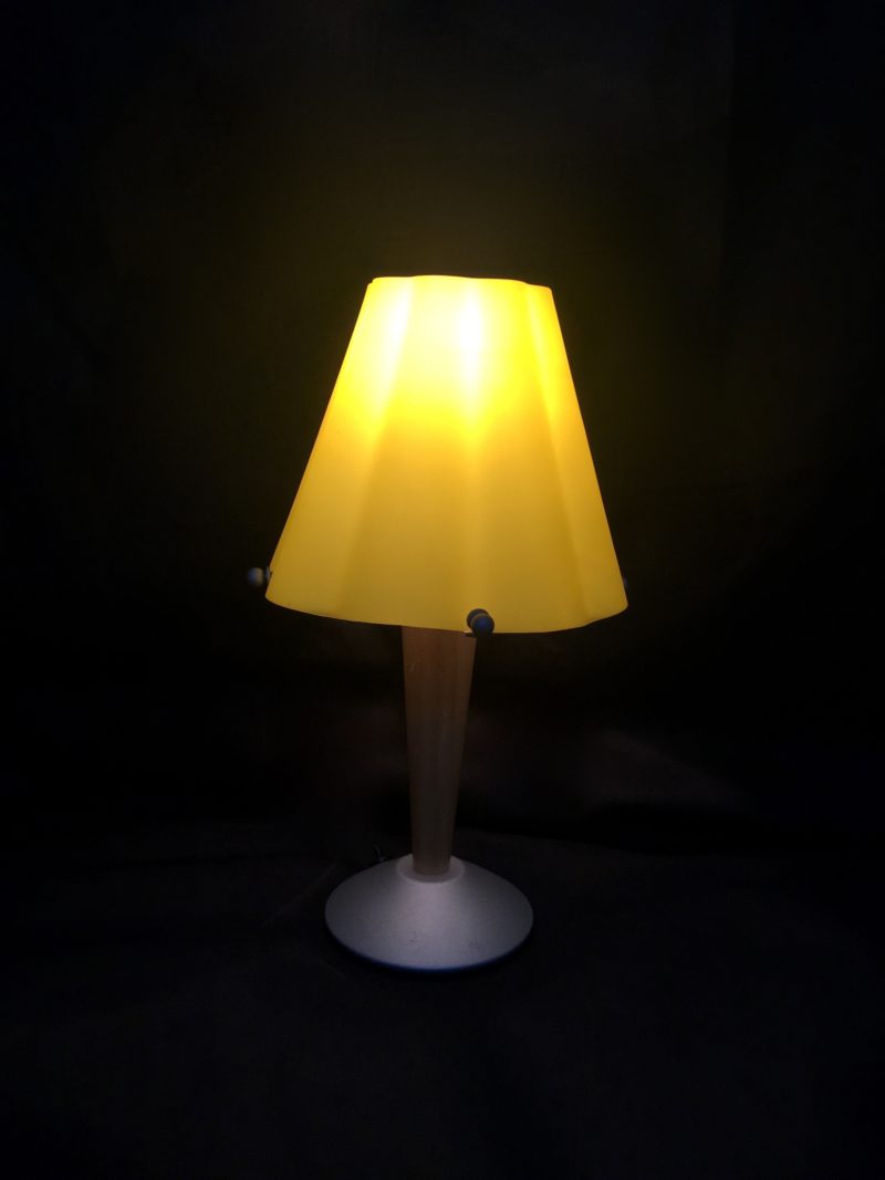 Lampade da tavolo in legno e vetro di Murano - immagine 4