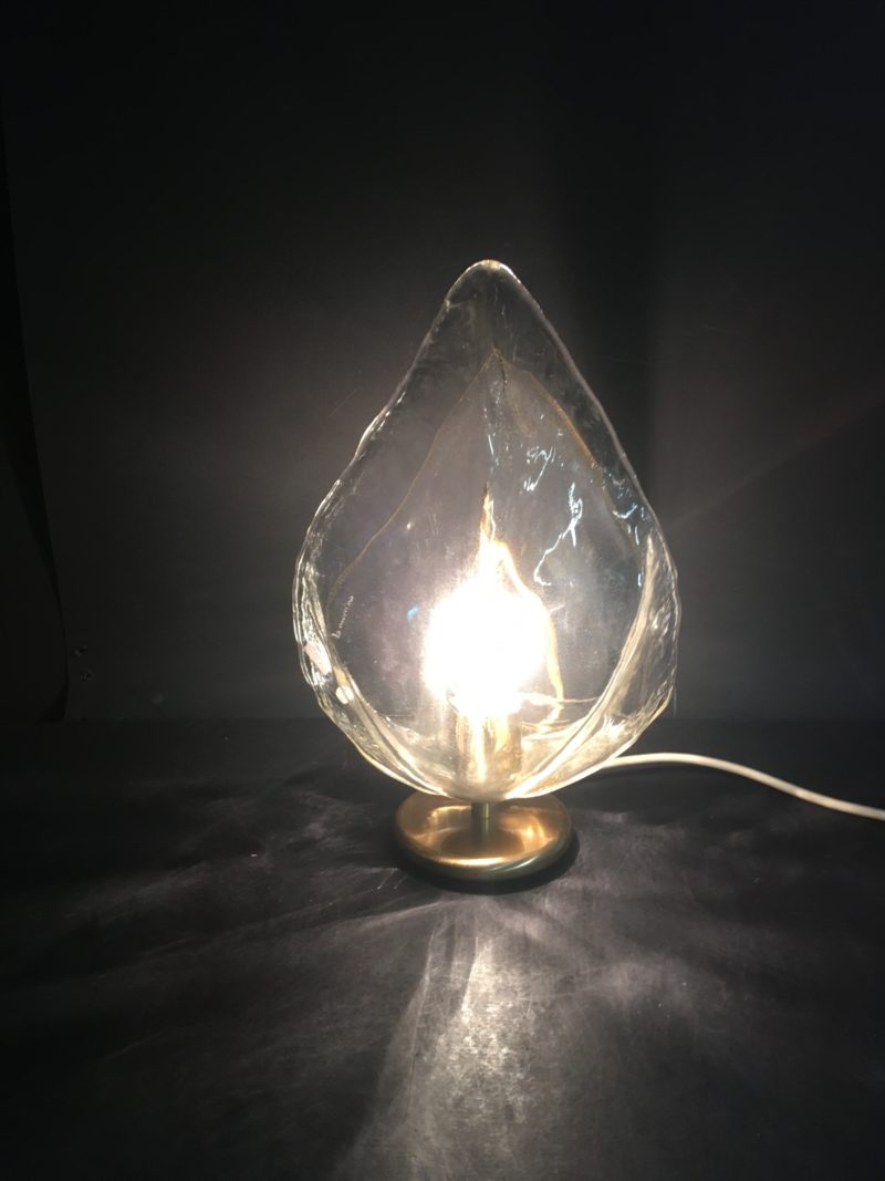 Lampada da tavolo anni 1980 in vetro Murano La Murrina. - immagine 4