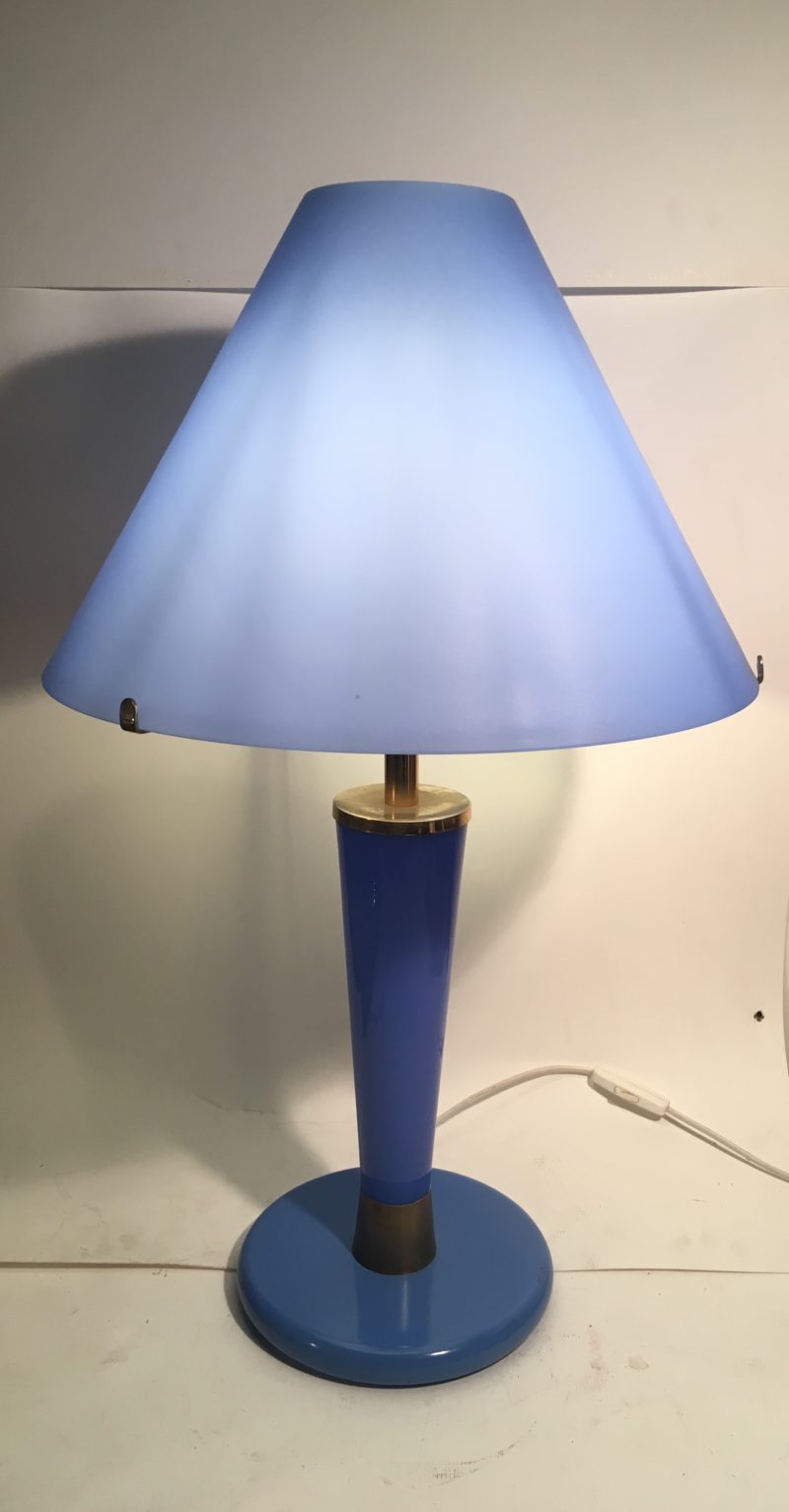 Lampade da tavolo anni 1980 in vetro Murano Ghisetti Coppia - immagine 9