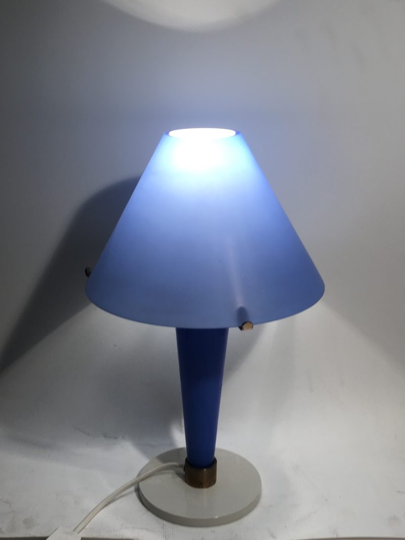 Lampade da tavolo anni 1980 in vetro Murano Ghisetti Coppia - immagine 6