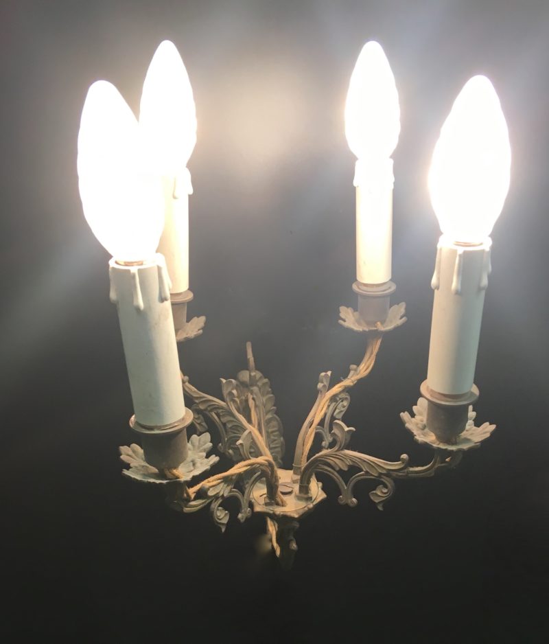 Applique italiane 1940 in bronzo, singola - immagine 4