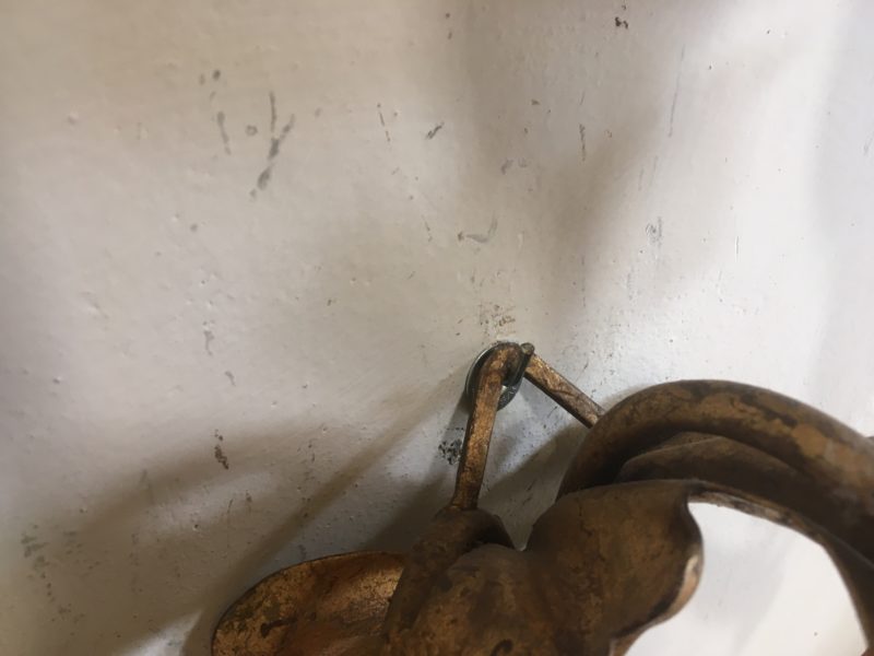 Applique italiane 1950 inferro e legno - immagine 4