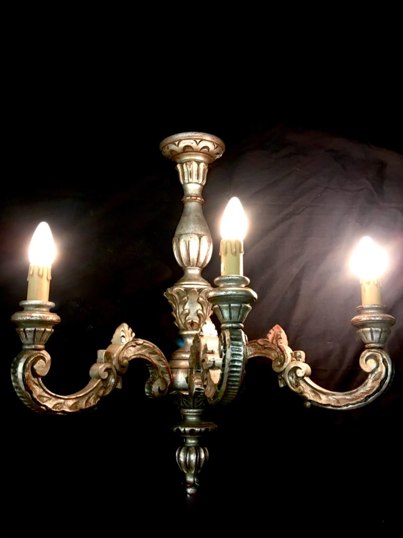Applique italiane 1950 in legno coppia - immagine 3