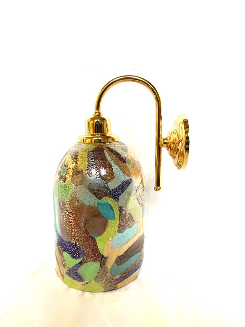 Singola applique lampada da parete  di Murano anni 1970 - immagine 7