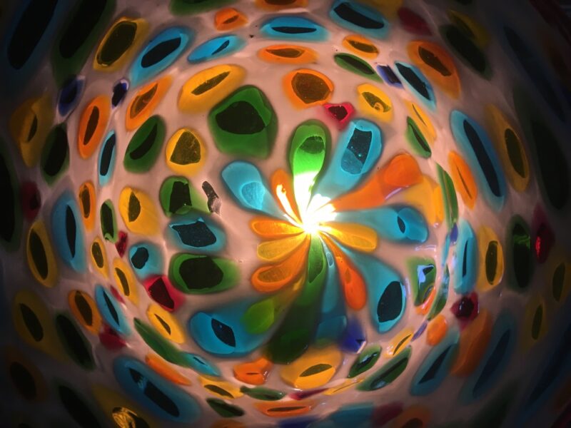 Lampadario AVEM 1950 con murrine