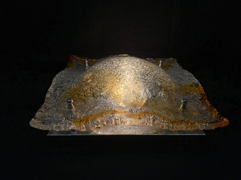 Applique o plafoniera Murano attribuita a La Murrina 1970 - immagine 2
