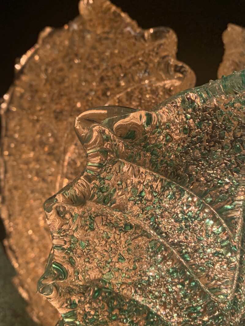 Coppia applique di Murano attribuita Barovier e Toso 1980 lampada da parete - immagine 10