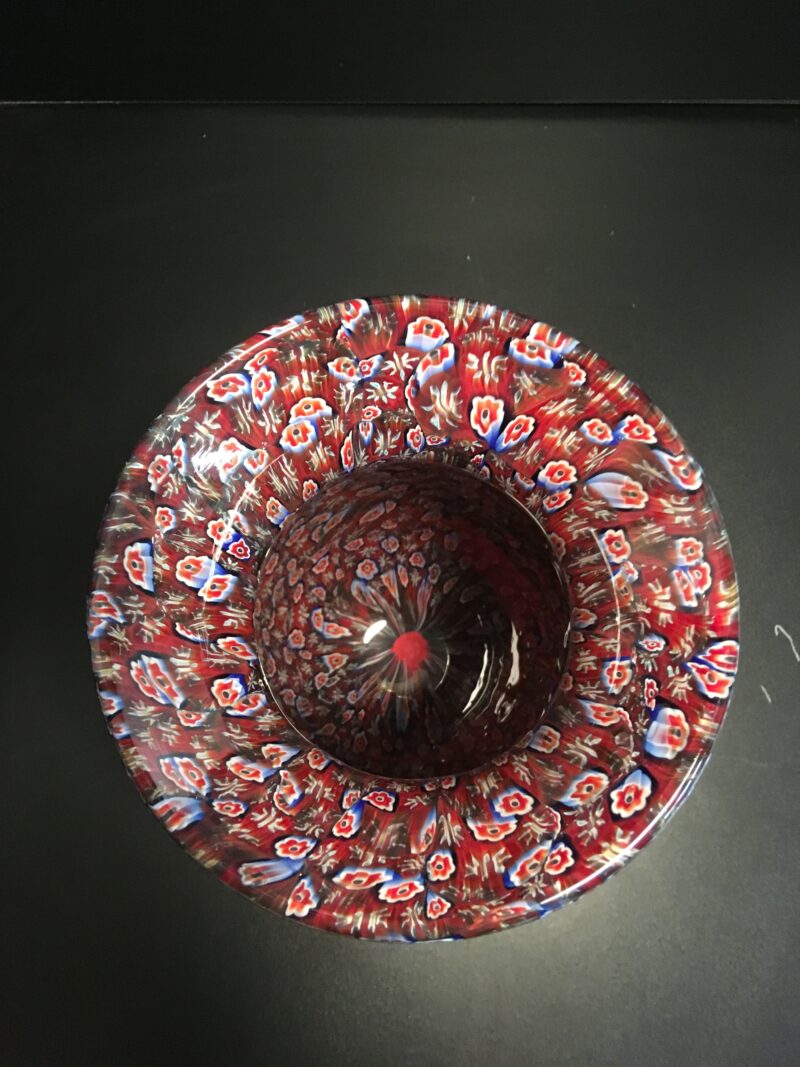 vaso ditta Mazzucato -Murano- 1960 tecnica murrina - immagine 4