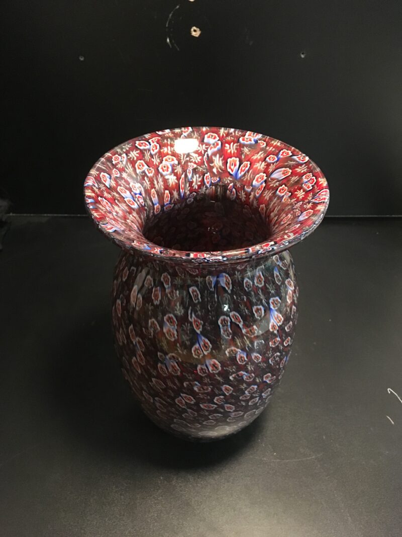 vaso ditta Mazzucato -Murano- 1960 tecnica murrina - immagine 3