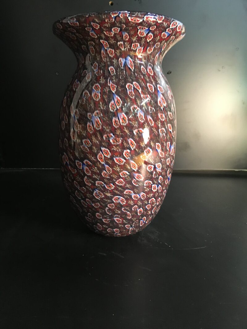 vaso ditta Mazzucato -Murano- 1960 tecnica murrina - immagine 2