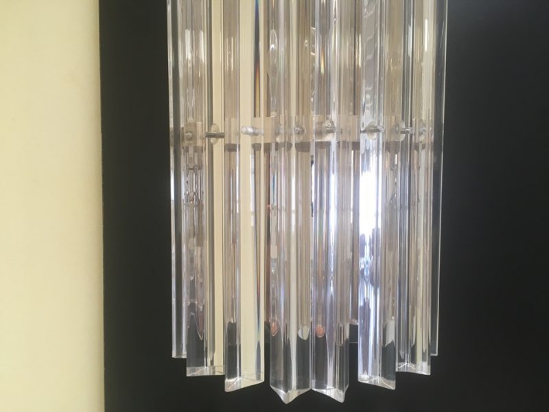 COPPIA applique a stecche di Murano produzione attuale fatta a mano 70 cm - immagine 5