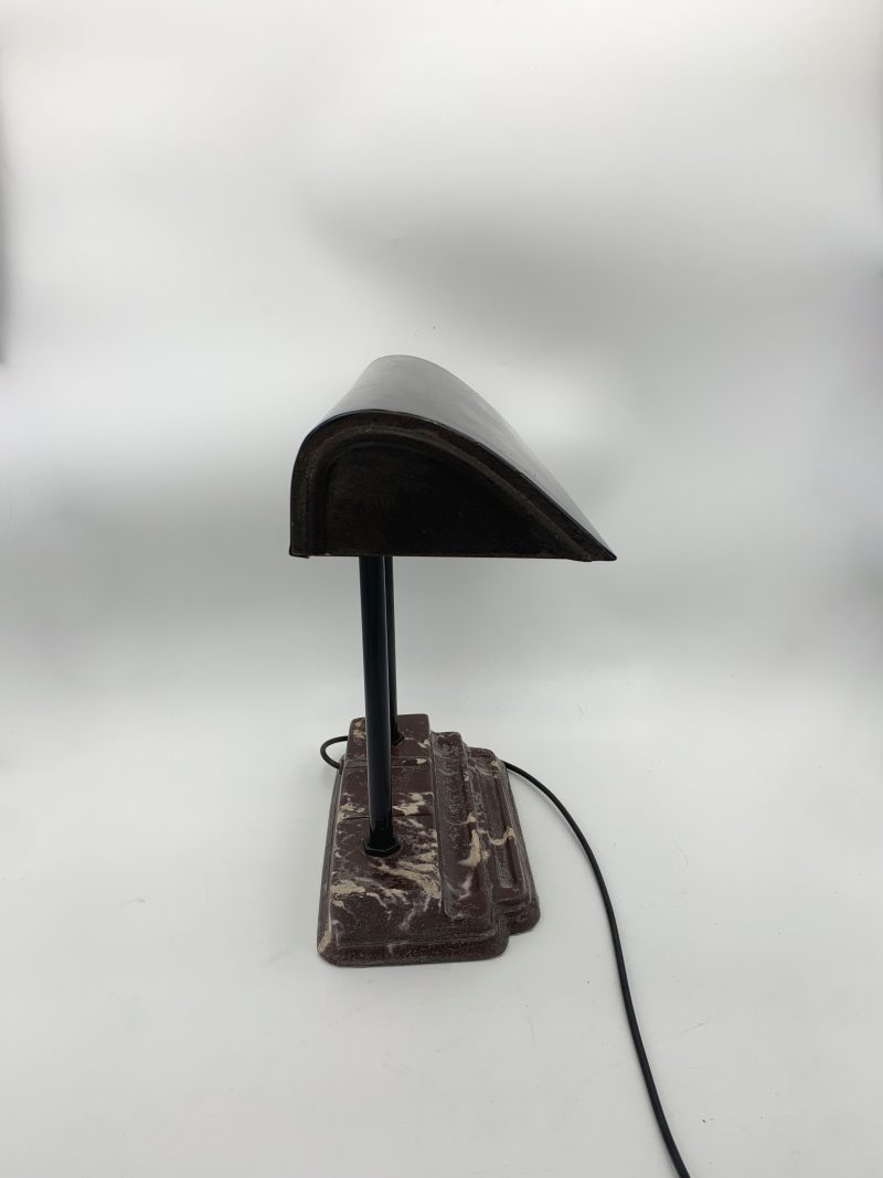 Lampada da tavolo in ferro anni 1940 - immagine 6