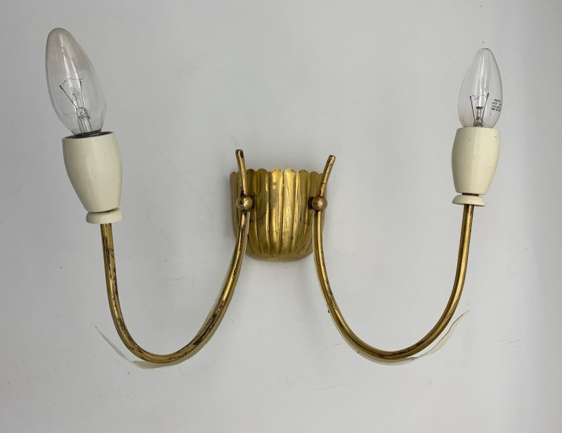 Coppia applique attribuite a stilnovo 1950 made in italy - immagine 4