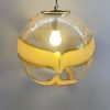 Lampadario Pendente a palla pulegoso attribuito a Barovier