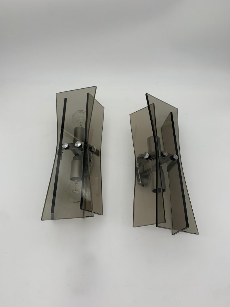 Lampada da parete, coppia Applique Veca