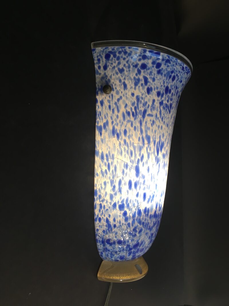 Applique singola Stefano Toso MURANO blu - immagine 2