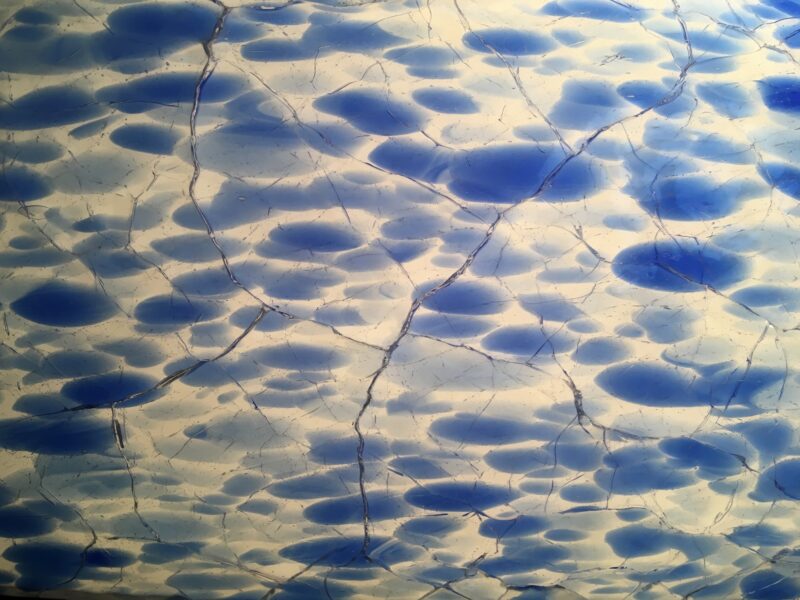 Applique singola Stefano Toso MURANO blu - immagine 4