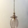 Lanterna lampadario in vetro attribuito a venini cappellin