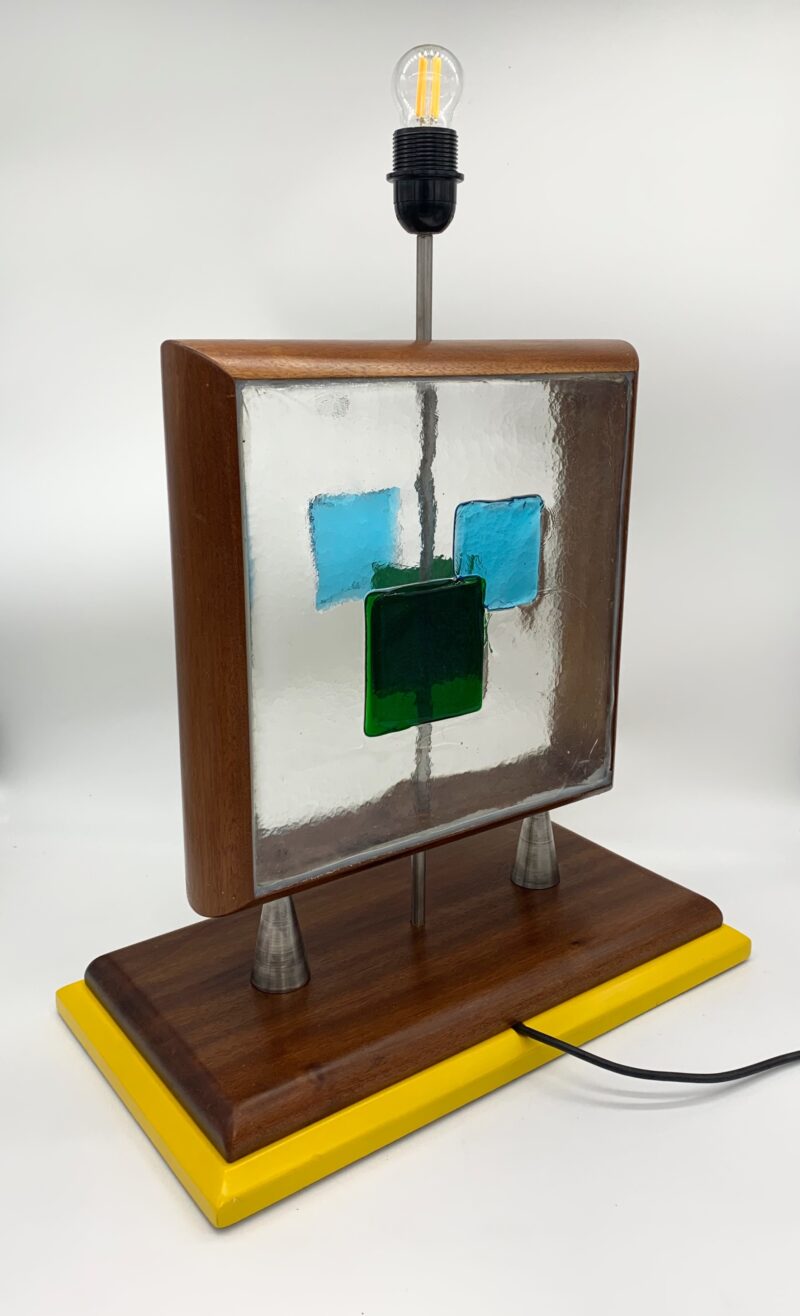 lampada da tavolo in vetro di Murano febo designer - immagine 4