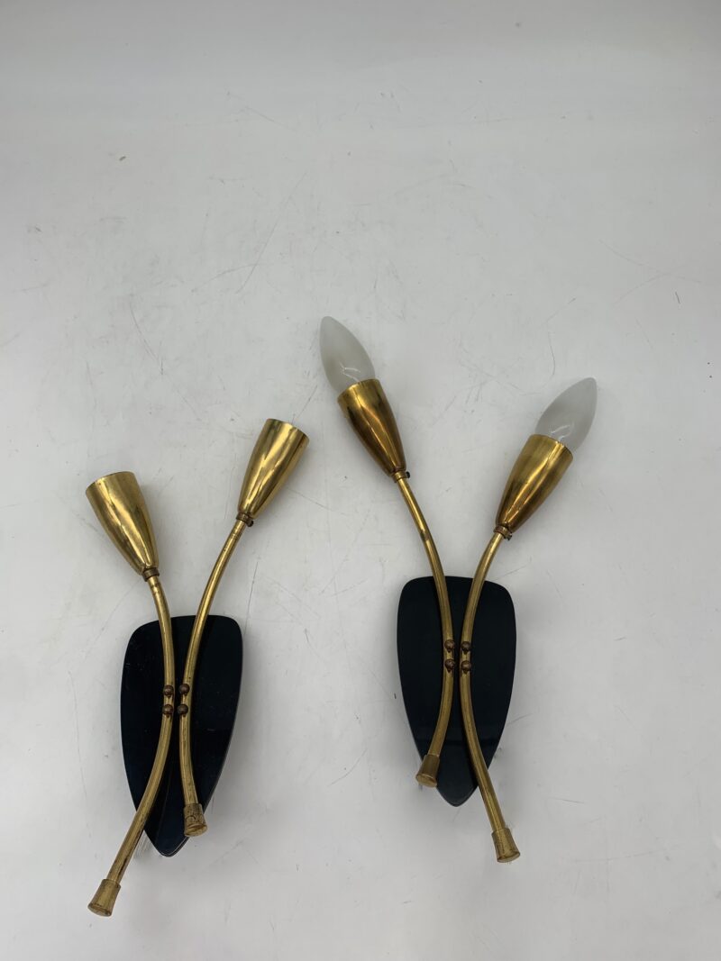 Lampada da parete, coppia vintage - immagine 3