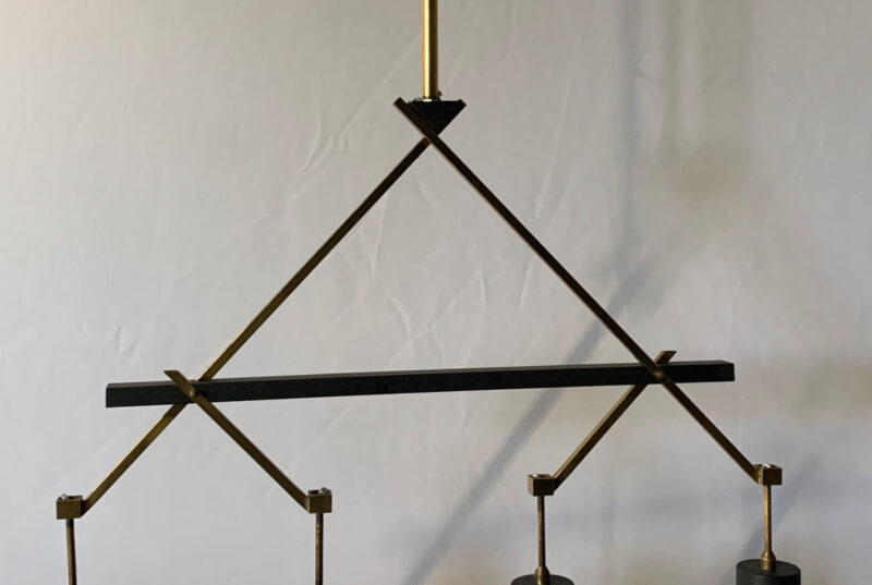 Lampadario in vetro di Murano vintage ditta Seguso - immagine 2