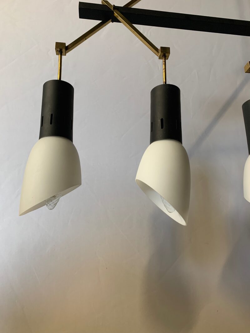 Lampadario in vetro di Murano vintage ditta Seguso - immagine 5