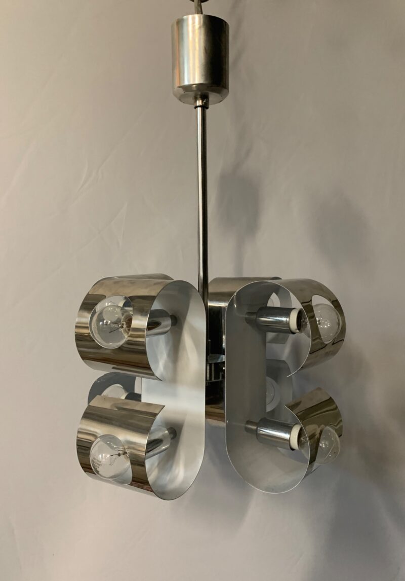 lampadario vintage Reggiani del 1970 8 luci - immagine 3