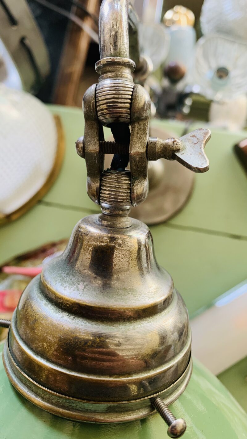 Lampada da tavolo singola made in italy ministeriale restaurata - immagine 5