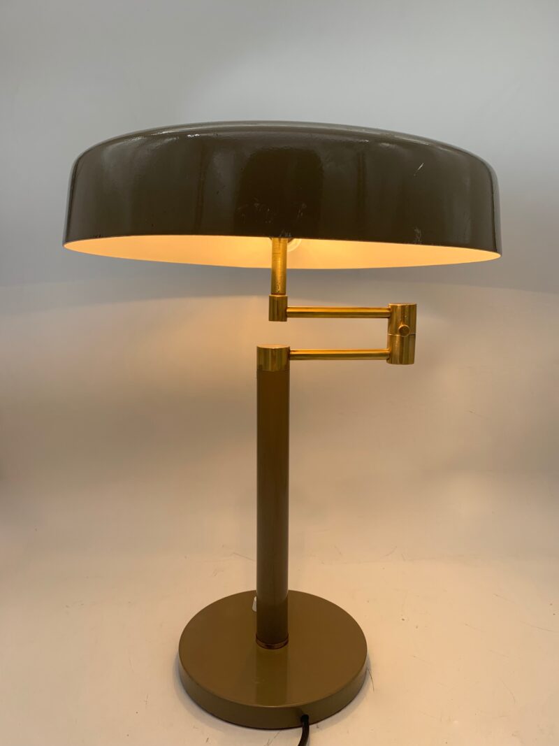 Lampada da tavolo singola vintage made in italy da scrivania di design anni 40 - immagine 5