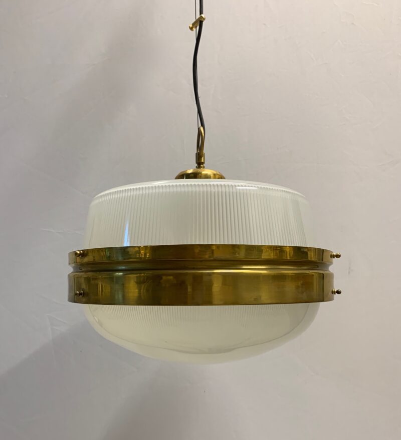 Lampadario restaurato artemide Sergio Mazza - immagine 2