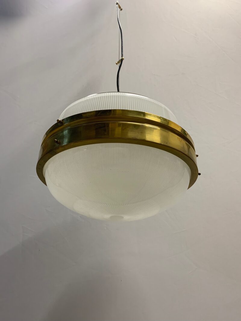 Lampadario restaurato artemide Sergio Mazza - immagine 3