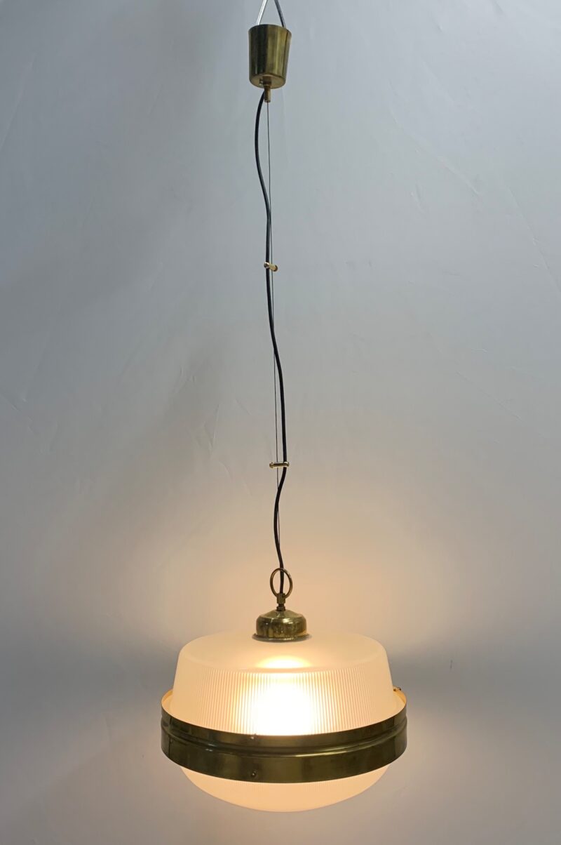 Lampadario restaurato artemide Sergio Mazza - immagine 4