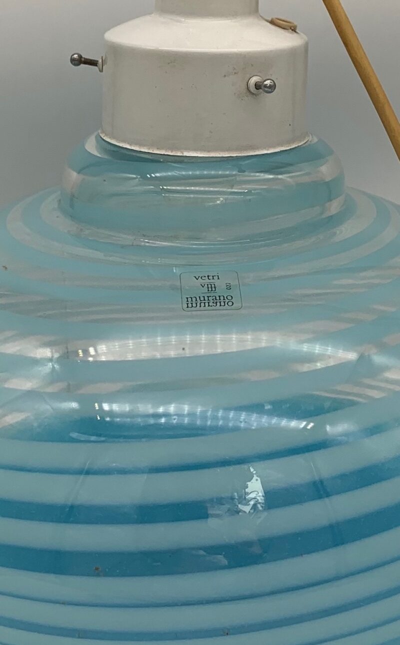 lampada da tavolo vintage di Murano attribuito a f3 1970 - immagine 2