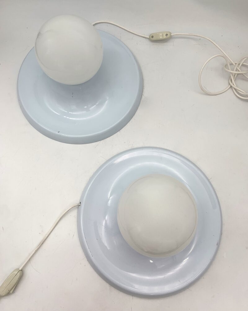 Lampada da tavolo coppia attribuita ad artemide. - immagine 5