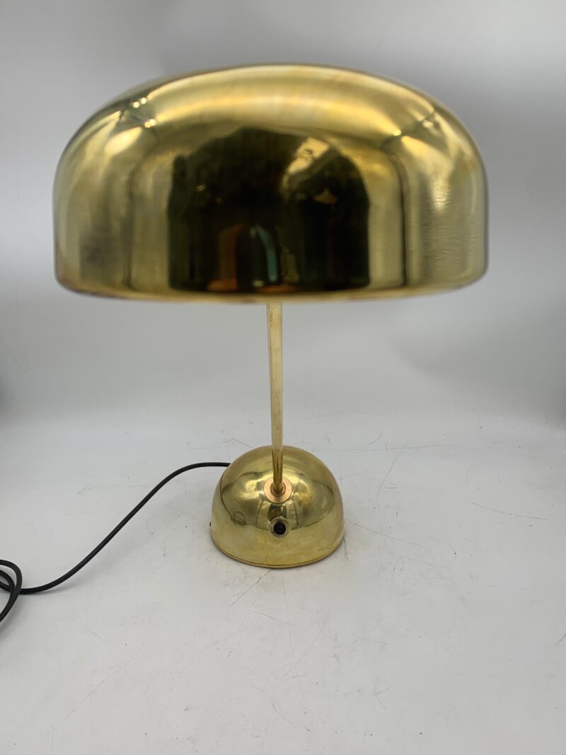 Lampada da tavolo in in ottone restaurata made in italy - immagine 2