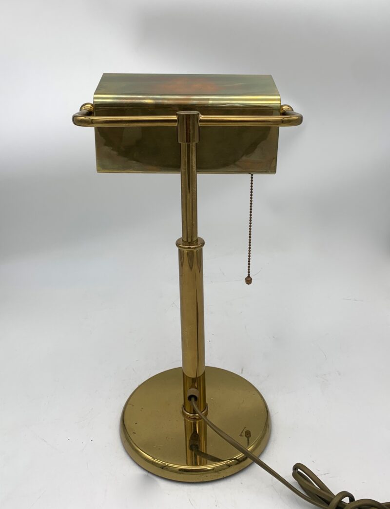Lampada da tavolo in in ottone restaurata made in italy - immagine 5