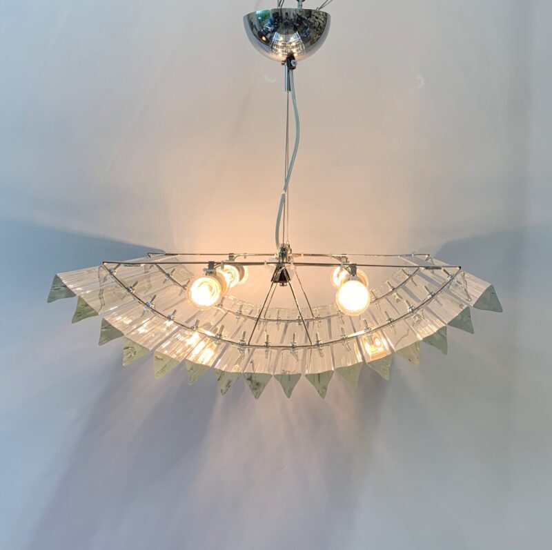 Lampadario con stecche di Murano prodotto da Enrico Neri&c.snc - immagine 2