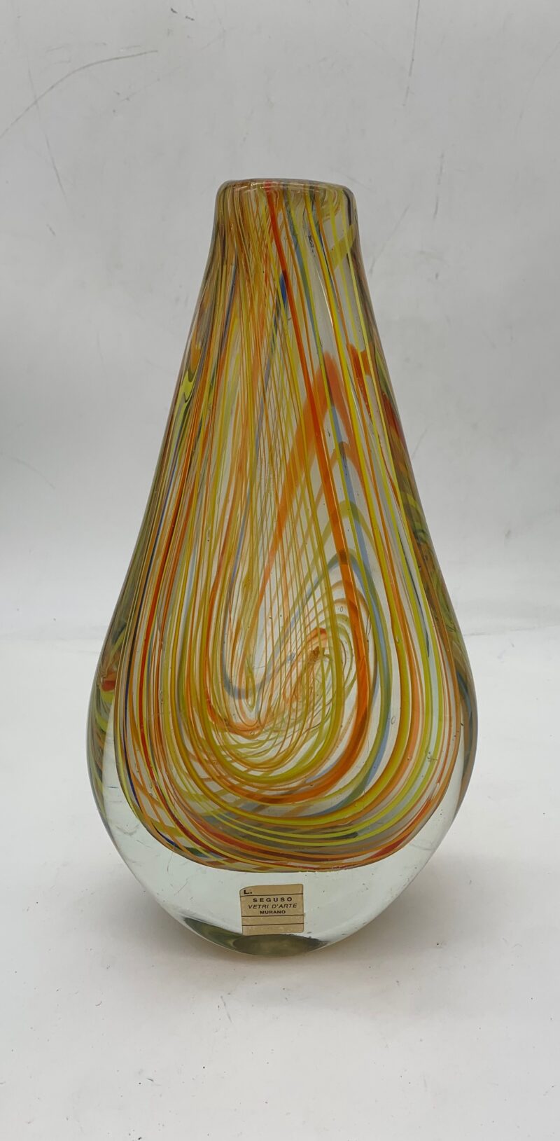 Vaso di Murano Seguso V.A vetro di Murano - immagine 6