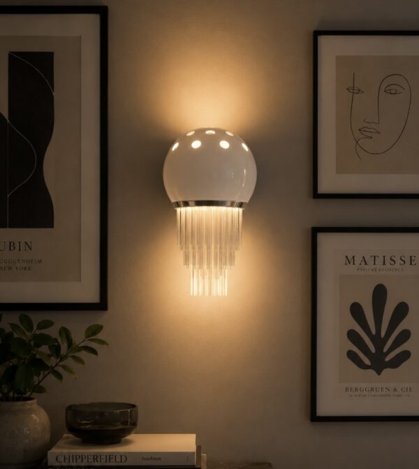 Angelo Brotto esperia  applique  lampade da parete attribuite  coppia